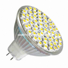 Hot Sale Decorative Lamp Bulb MR16 3528 60 SMD LED 12V Dimmable Spotlight